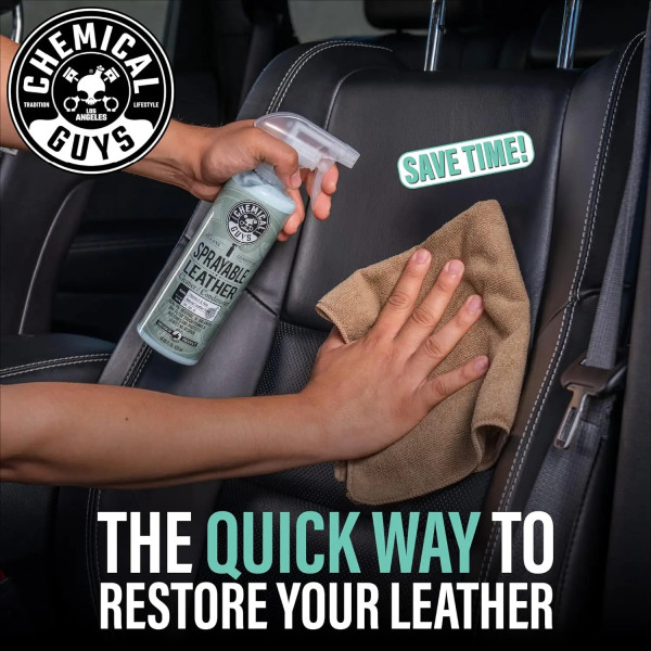 Очиститель-кондиционер для кожи Chemical Guys Sprayable Leather Cleaner & Conditioner in One, 473 мл