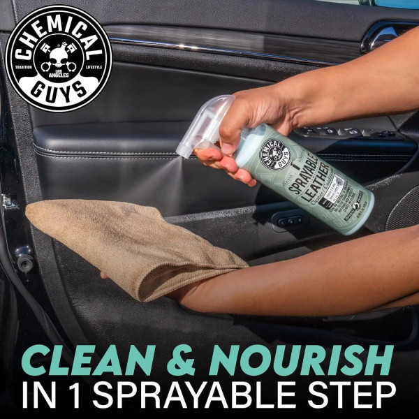 Очиститель-кондиционер для кожи Chemical Guys Sprayable Leather Cleaner & Conditioner in One, 473 мл