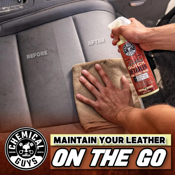 Квик-детейлер для кожи с витамином Е Chemical Guys Leather Quick Detailer, 473 мл (SPI216_16)