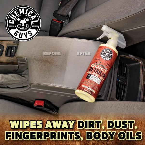 Квик-детейлер для кожи с витамином Е Chemical Guys Leather Quick Detailer, 473 мл (SPI216_16)