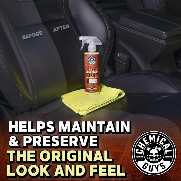 Квик-детейлер для кожи с витамином Е Chemical Guys Leather Quick Detailer, 473 мл (SPI216_16)