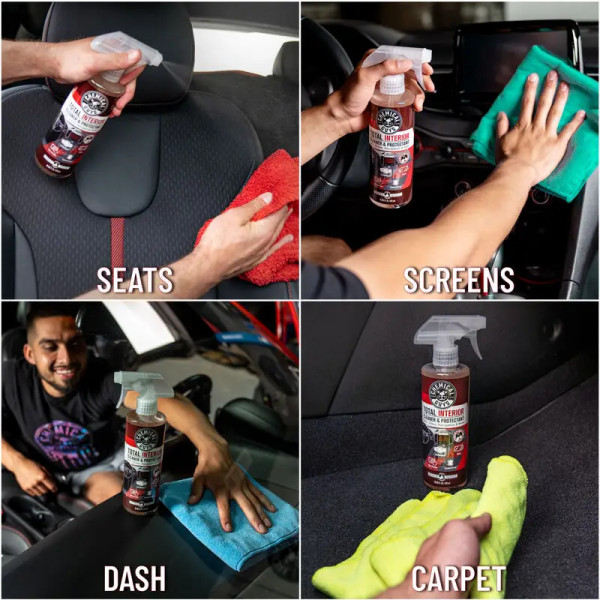 Средство для очистки и защиты салона авто Chemical Guys Total Interior Cleaner & Protectant, 473 мл (SPI225_16)