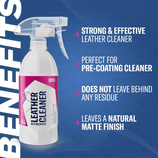 Очиститель кожи Gyeon Q²M LeatherCleaner Strong, 500 мл