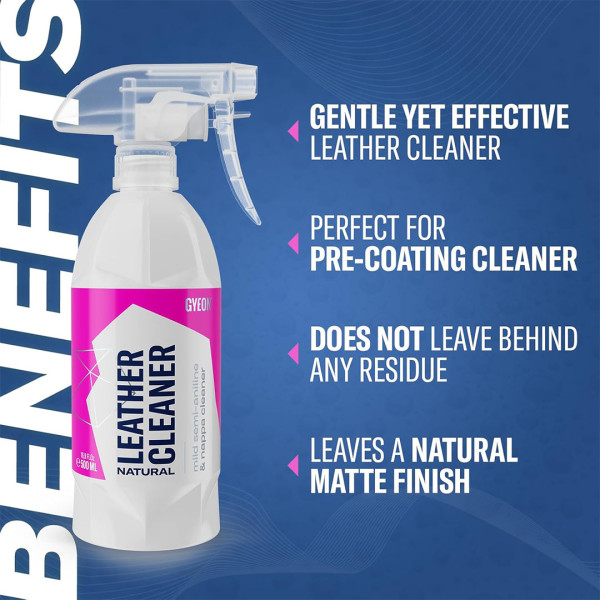 Очиститель кожи Gyeon Q²M LeatherCleaner Natural, 500 мл