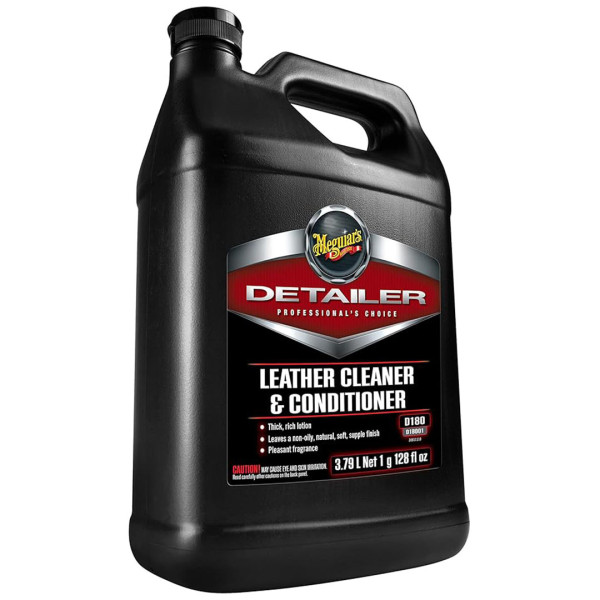 Очиститель и кондиционер для кожи Meguiar's Detailer Leather Cleaner and Conditioner, 3.78 л (D18001)