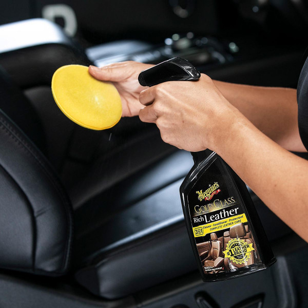 Спрей 3 в 1 для ухода за кожаным салоном Meguiar's Gold Class Rich Leather, 450 мл (G10916)