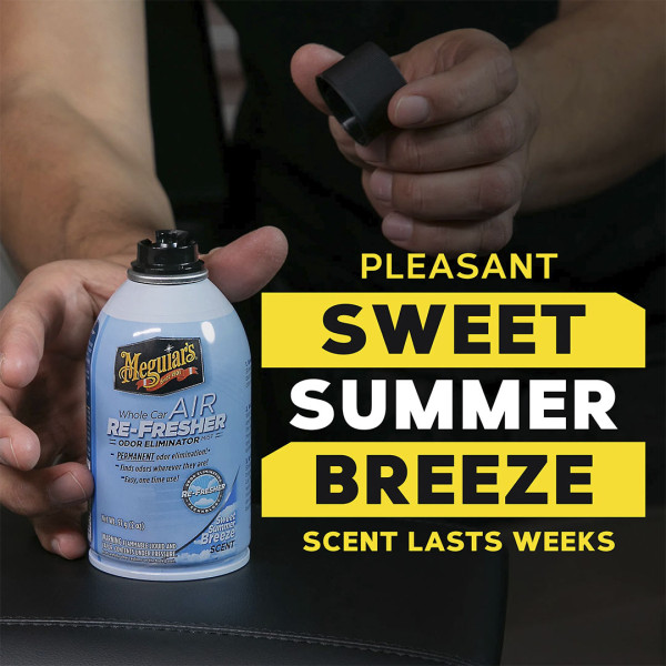 Освежитель воздуха с ароматом "Летний бриз" Meguiar's Air Re-Fresher Sweet Summer Breeze Scent, 59 мл (G16602)