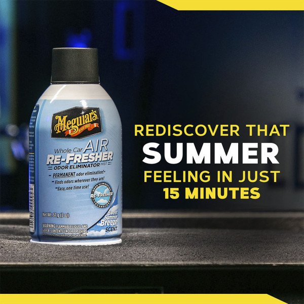 Освежитель воздуха с ароматом "Летний бриз" Meguiar's Air Re-Fresher Sweet Summer Breeze Scent, 59 мл (G16602)