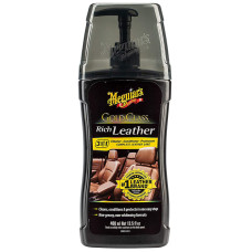 Гель 3 в 1 для ухода за кожаным салоном Meguiar's Gold Class Rich Leather Gel, 400 мл (G17914)