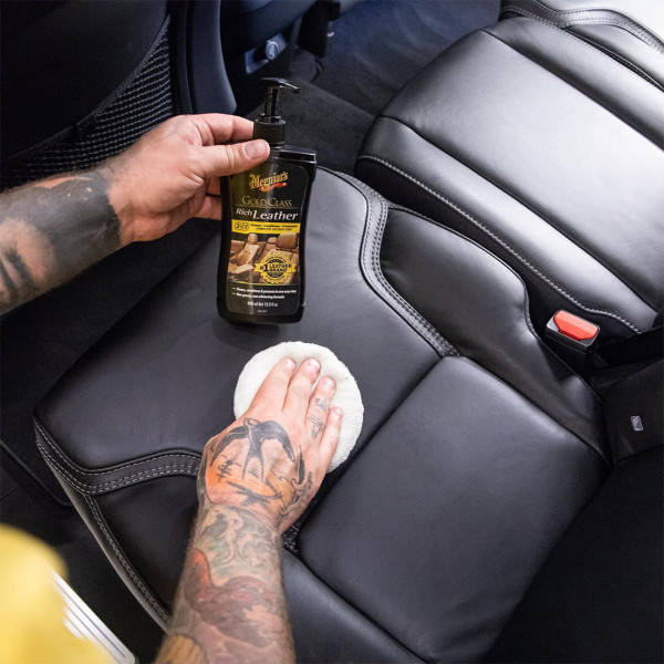 Гель 3 в 1 для ухода за кожаным салоном Meguiar's Gold Class Rich Leather Gel, 400 мл (G17914)