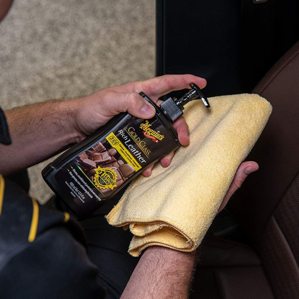 Гель 3 в 1 для ухода за кожаным салоном Meguiar's Gold Class Rich Leather Gel, 400 мл (G17914)