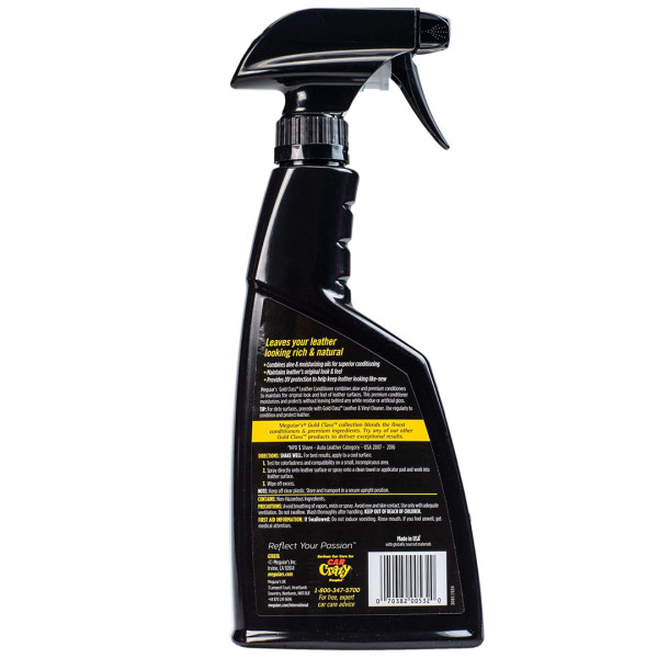 Кондиционер для кожи Meguiar's Gold Class Leather Conditioner, 473 мл (G18616)