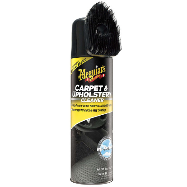 Пенный очиститель с щеткой для карпета и ковров Meguiar's Carpet & Upholstery Cleaner, 539 г (G191419)