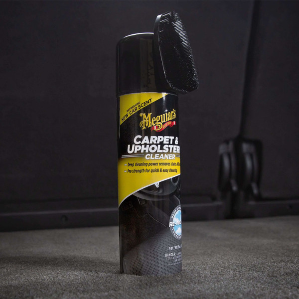 Пенный очиститель с щеткой для карпета и ковров Meguiar's Carpet & Upholstery Cleaner, 539 г (G191419)