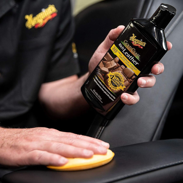 Лосьон 3 в 1 для ухода за кожаным салоном Meguiar's Gold Class Rich Leather Lotion, 414 мл (G7214)