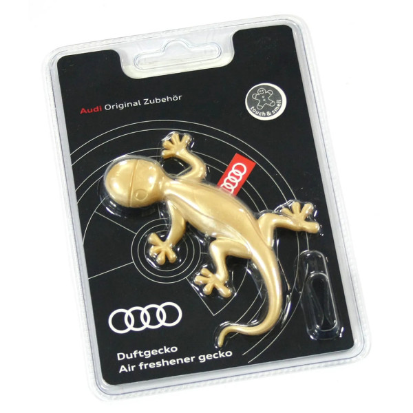 Оригінальний ароматизатор повітря Audi Gecko Air Freshener, Золотий (Пряна кориця)