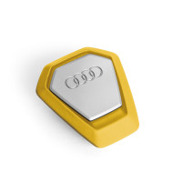 Оригинальный ароматизатор воздуха Audi Air Freshener Singleframe, Желтый (Тропические фрукты)