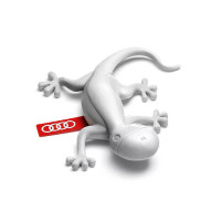 Оригинальный ароматизатор воздуха Audi Gecko Air Freshener, Светло-серый (Сосна и апельсин)
