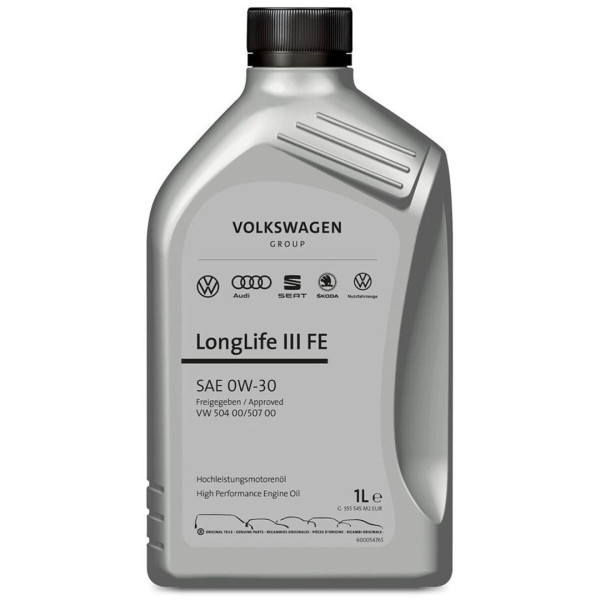 Моторное масло VAG LongLife III FE 0W-30, 1л GS55545M2