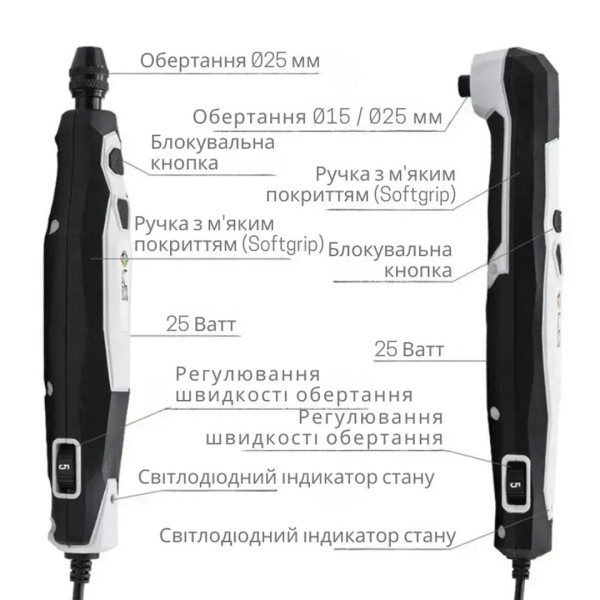 Набор аккумуляторных полировальных машин мини - Liquid Elements A800 Pico