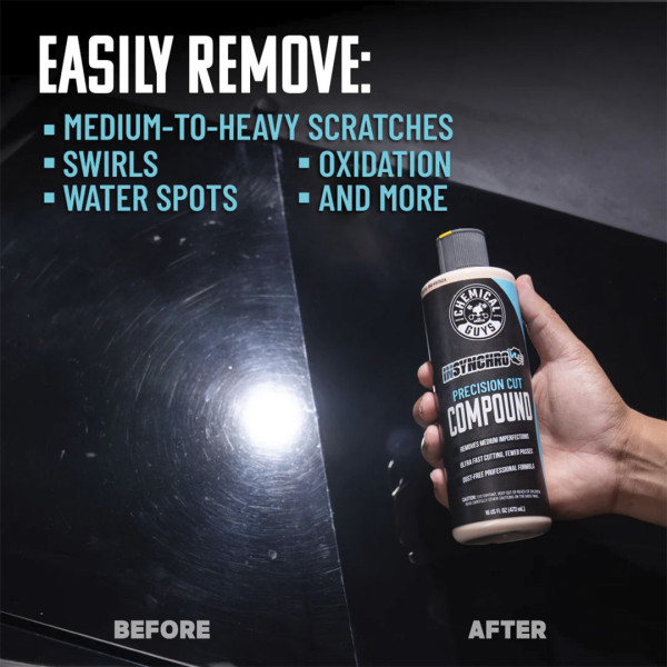 Абразивная полировальная паста - Chemical Guys InSynchro V43 Precision Cut Compound, 473мл