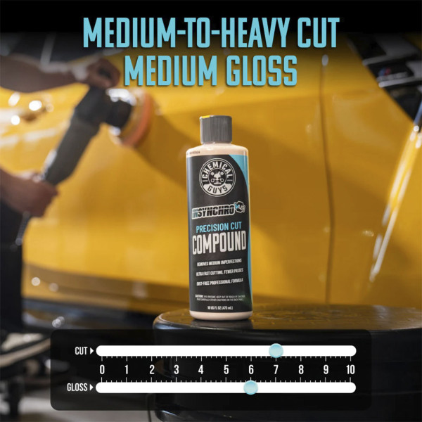 Абразивная полировальная паста - Chemical Guys InSynchro V43 Precision Cut Compound, 473мл