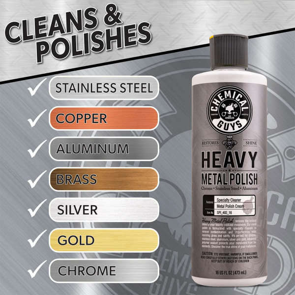 Полироль для металла Chemical Guys Heavy Metal Polish, 473 мл