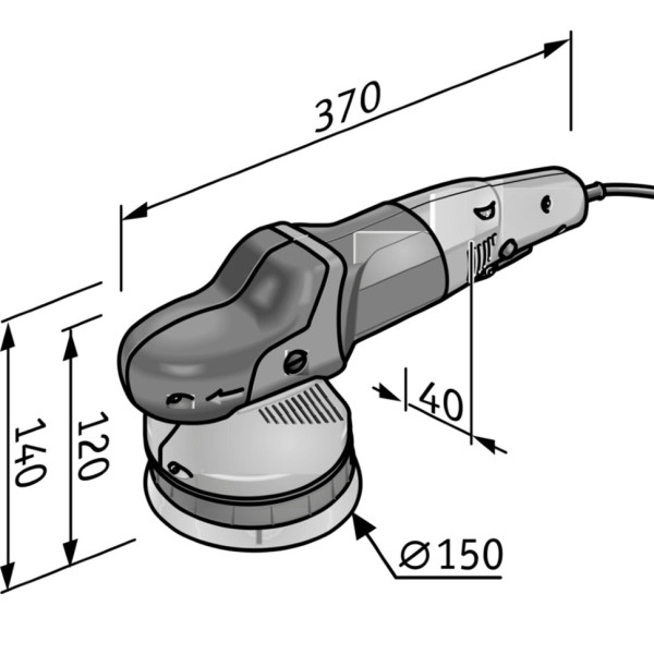 Эксцентриковая полировальная машина Flex XFE 7-15 150 (418080)