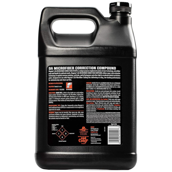 Коррекционная полировальная паста Meguiar's Detailer DA Microfiber Correction Compound, 3.78 л (D30001)