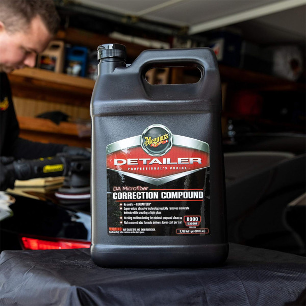 Коррекционная полировальная паста Meguiar's Detailer DA Microfiber Correction Compound, 3.78 л (D30001)
