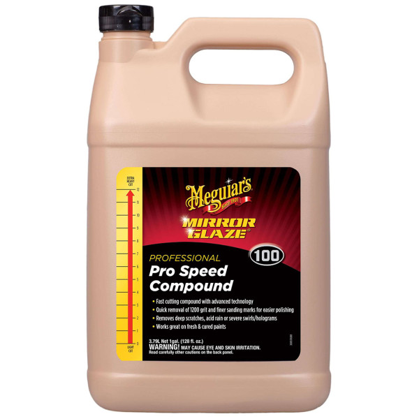 Универсальная полировальная паста Meguiar's Pro Speed Compound, 3.78 л (M10001)
