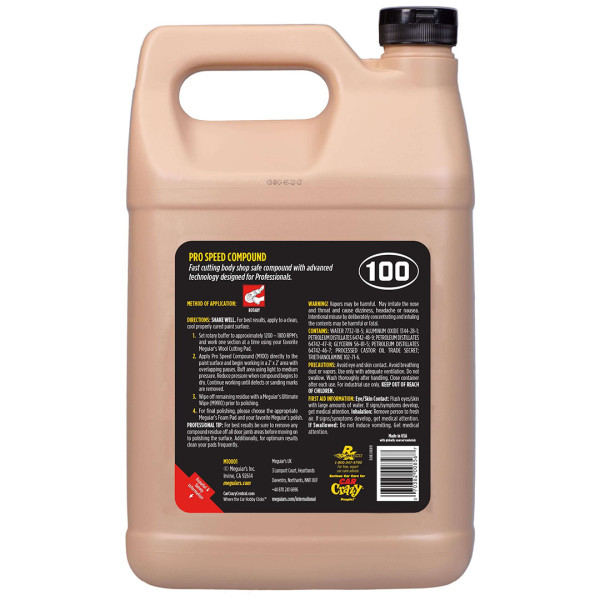 Универсальная полировальная паста Meguiar's Pro Speed Compound, 3.78 л (M10001)
