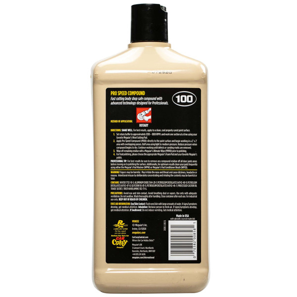 Универсальная полировальная паста Meguiar's Pro Speed Compound, 946 мл (M10032)