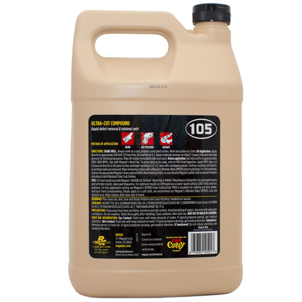 Полировальная паста ультра Meguiar's Ultra-Cut Compound, 3.78 л (M10501)
