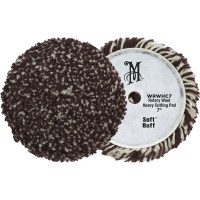 Роторный полировальный круг шерстяной с микрофиброй Meguiar's Rotary Wool Heavy Cutting Pad (WRWHC7)