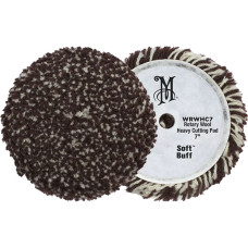 Роторный полировальный круг шерстяной с микрофиброй Meguiar's Rotary Wool Heavy Cutting Pad (WRWHC7)