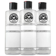 Емкости для растворов с носиком Chemical Guys Secondary Container Dilution Bottles 3шт, 473мл (ACC139)