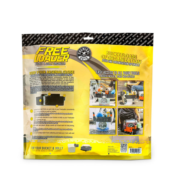 Органайзер на відро та візок Chemical Guys Freeloader Bucket & Dolly Organizer, Black (ACC621)