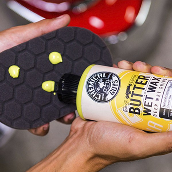 Аппликатор для нанесения 3 фазы Chemical Guys Hex Logic Black Finishing Pad (BUFX203)