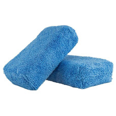 Набор аппликаторов для детейлинга Chemical Guys Premium Grade Microfiber Applicators 2шт, Blue (MIC292_02)