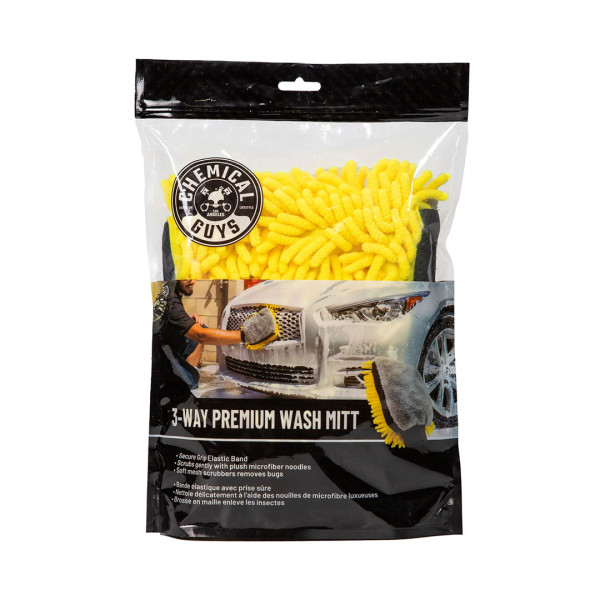 Перчатка для мойки 3-в-1 Chemical Guys 3-Way Premium Wash Mitt