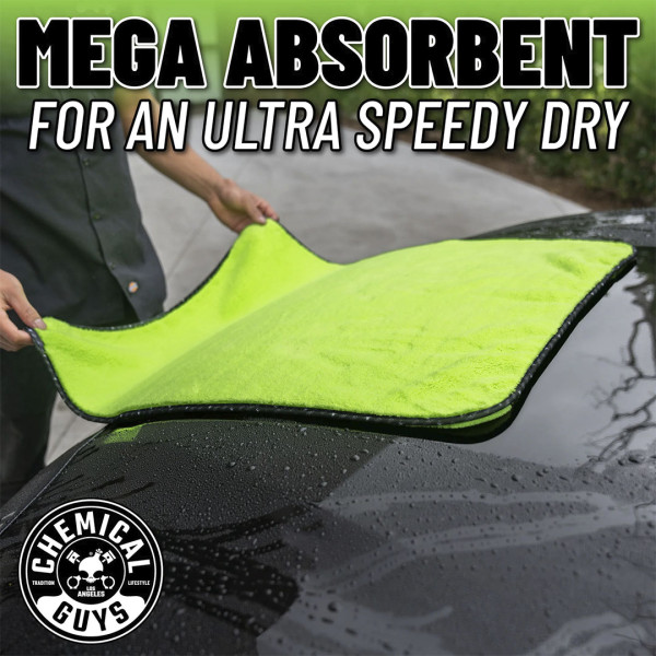Полотенце для сушки автомобиля Chemical Guys Speed Mammoth Ultimate Super Plush, 64 x 76 см (MIC530)