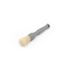 Кисть с натуральной щетиной кабана Detail Factory Blonde Boar Hair Brush 16.5 см, Серая
