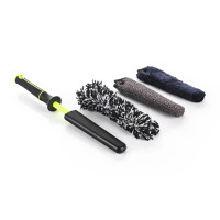 Щітка міні для дисків Detail Factory Wheel Brush Mini, Лайм-чорна