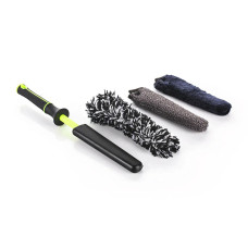 Щетка мини для дисков Detail Factory Wheel Brush Mini, Лайм-черная