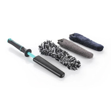Щетка мини для дисков Detail Factory Wheel Brush Mini, Бирюзово-черная