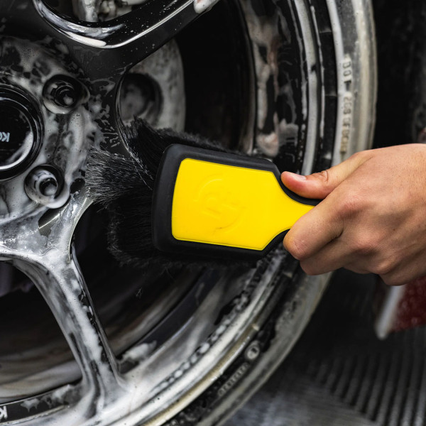 Щетка для лицевой части дисков Detail Factory ProGrip Wheel Face Brush, Желтый/Черный