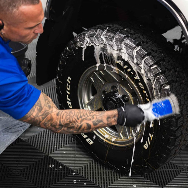 Премиум-щетка для чистки шин Detail Factory ProGrip XL Tire Brush, Синий-Серый