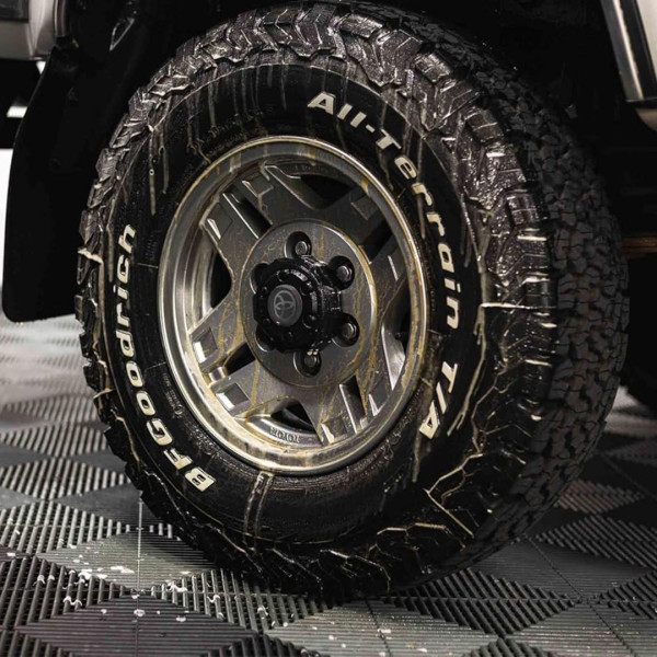 Премиум-щетка для чистки шин Detail Factory ProGrip XL Tire Brush, Синий-Серый