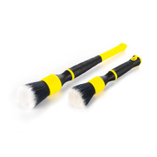 Набір щіток з синтетичним ворсом Detail Factory TriGrip Ultra-Soft, Жовтий/Чорний